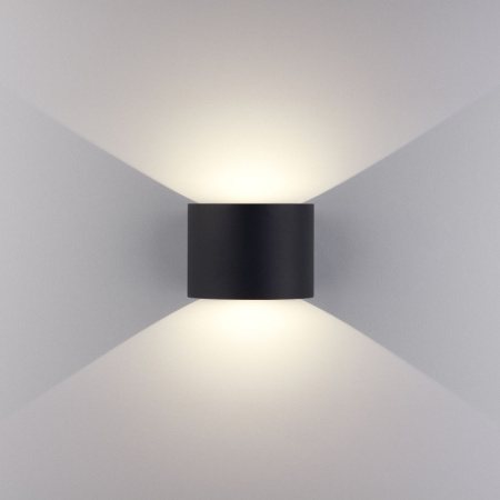 Уличные настенные светильники — Светильник настенный Elektrostandard 1518 TECHNO LED BLADE черный купить в 