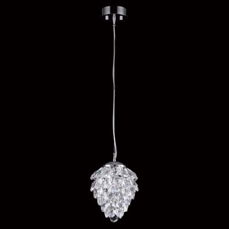 Подвесные светильники — Подвесной светильник Crystal Lux CHARME SP1+1 LED CHROME/TRANSPARENT купить в 