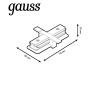 Коннекторы — Коннектор Gauss TR132 купить в  Коннекторы — Коннектор Gauss TR132 купить в