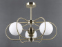 Люстры на штанге — Потолочная люстра Elvan LU-39814/3-E27-BrWh купить в 