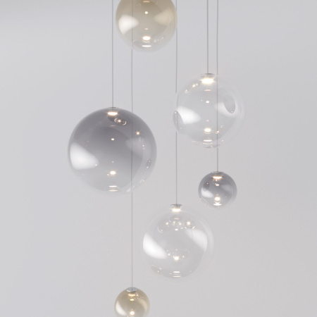 Люстры подвесные — Подвесная люстра Eurosvet 50230 LED хром купить в 