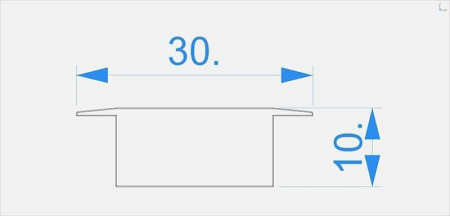 Светодиодные ленты — Заглушка Deko-Light End Cap I-ET-05-12 Set 2 pcs 981011 купить в 