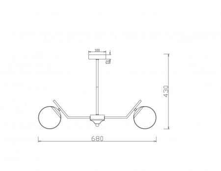Люстры на штанге — Люстра на штанге Freya FR5173PL-06BS купить в 