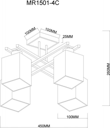 Люстры на штанге — Люстра на штанге MyFar MR1501-4C купить в  Люстры на штанге — Люстра на штанге MyFar MR1501-4C купить в