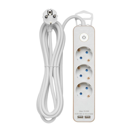 Удлинители кабелей — Удлинитель Duwi 2хUSB 3гн 3м с/з 32066 1 купить в  Удлинители кабелей — Удлинитель Duwi 2хUSB 3гн 3м с/з 32066 1 купить в