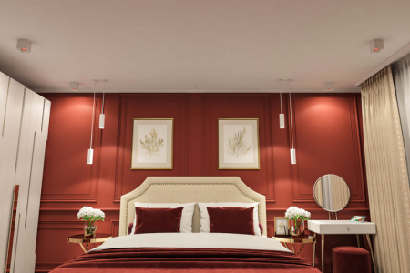 Накладные точечные светильники — Накладной светильник Denkirs DK3080-WH+RD купить в 