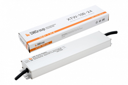 Блоки питания для светодиодных лент — Блок питания для светодиодной ленты SWG XTW-100-24 купить в 