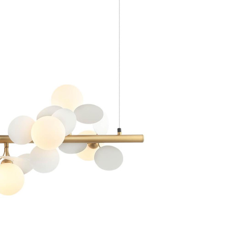 Люстры подвесные — Подвесная люстра Lumien Hall Ilmari LH4136/12PO-GD-WT купить в 