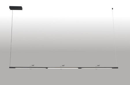 Линейные светильники — Линейный светильник Crystal Lux LARGO SP33W L1770 BLACK купить в 