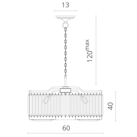 Люстры подвесные — Подвесная люстра Divinare 8001/02 SP-8 купить в 