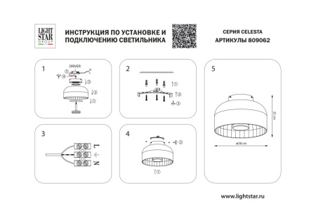 Накладные светильники — Накладной светильник Lightstar 809062 купить в  Накладные светильники — Накладной светильник Lightstar 809062 купить в