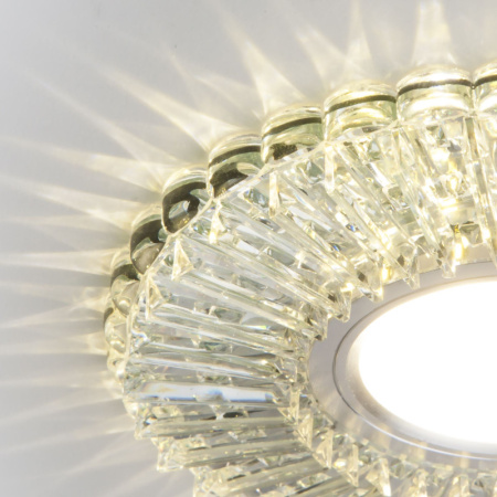 Встраиваемые точечные светильники — Встраиваемый светильник Elektrostandard 2204 MR16 CL прозрачный купить в 