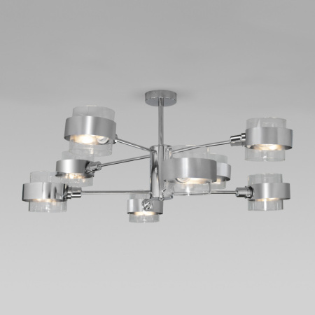 Люстры на штанге — Люстра на штанге Eurosvet 70127/8 хром купить в 