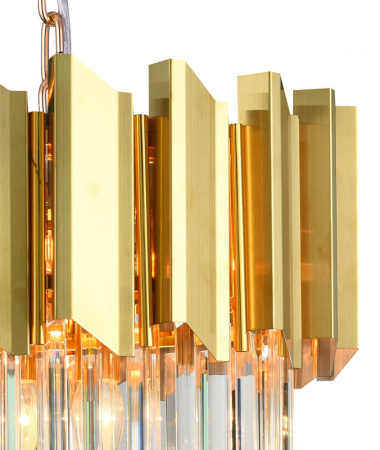Люстры каскадные — Каскадная люстра Natali Kovaltseva DELTA 79005/6C BRASS купить в 