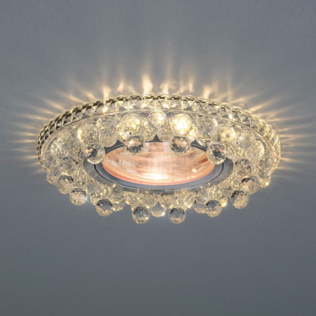 Встраиваемые точечные светильники — Встраиваемый светильник Elektrostandard 2211 MR16 CL прозрачный купить в 