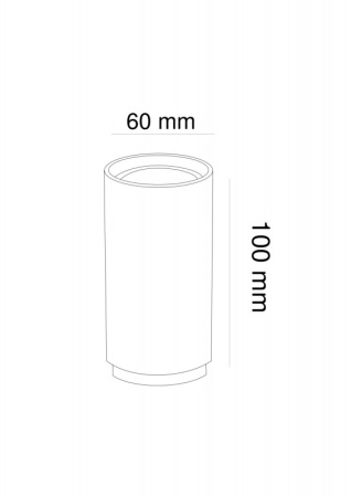 Накладные точечные светильники — Накладной светильник Maytoni Technical C033WL-01WB купить в 