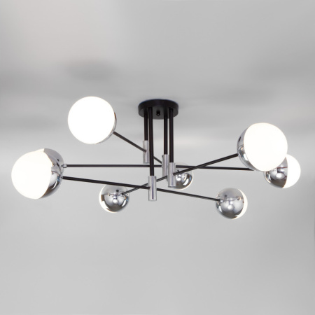 Люстры на штанге — Люстра на штанге Eurosvet 70129/8 хром купить в 