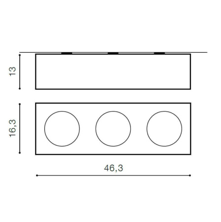 Накладные светильники — Накладной светильник Azzardo Paulo 3 230V AZ2884 купить в 