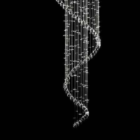 Люстры каскадные — Каскадная люстра Artglass Spiral 600X2500 Chaos CE купить в 