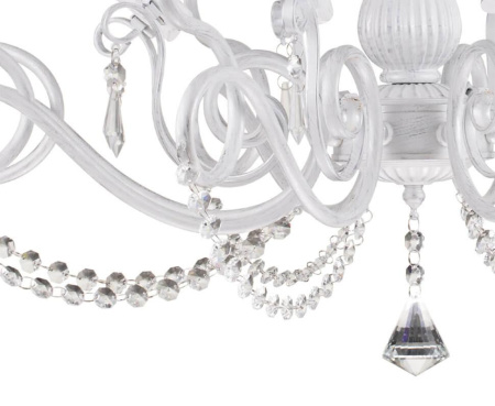 Люстры подвесные — Подвесная люстра Lumien Hall Жизель 1011/8P-WS купить в 