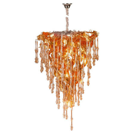 Люстры каскадные — Каскадная люстра AM Group TIFFANY SP7 GOLD купить в 