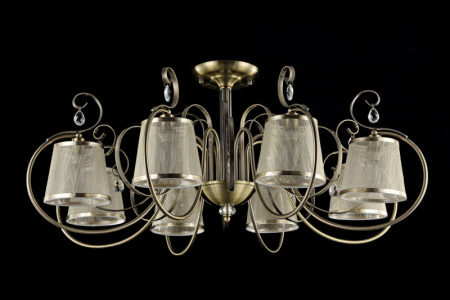 Люстры на штанге — Люстра на штанге Freya FR2020-CL-08-BZ купить в 