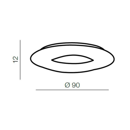 Потолочные светильники — Потолочный светильник Azzardo Donut Top 91 CCT AZ2671 купить в 