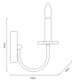 Настенные бра — Бра ARTE Lamp A6062AP-1WH купить в  Настенные бра — Бра ARTE Lamp A6062AP-1WH купить в