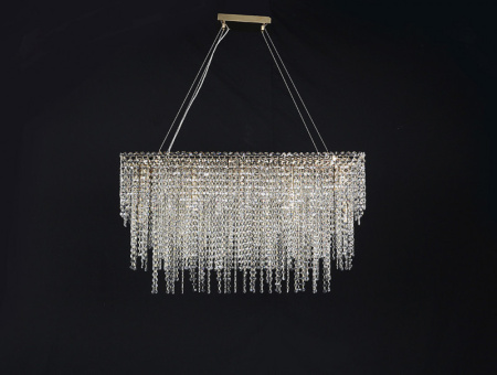 Люстры каскадные — Каскадная люстра Newport 10909+9/C gold купить в 