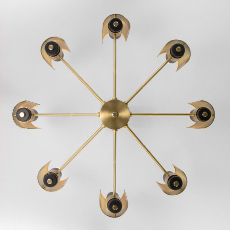 Люстры на штанге — Люстра на штанге Eurosvet 70139/8 латунь купить в 