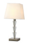 Настольные лампы — Настольная лампа Crystal Lux MARSELA LG1 NICKEL купить в 