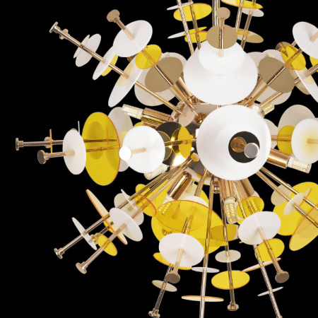 Люстры на штанге — Люстра на штанге LOFT IT 10137/600 Gold купить в 