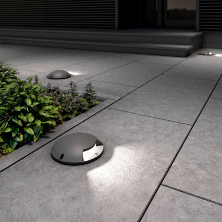 Светильники для стен и ступеней — Светильник для ступеней Elektrostandard PARK LED (35167/S) серый купить в 