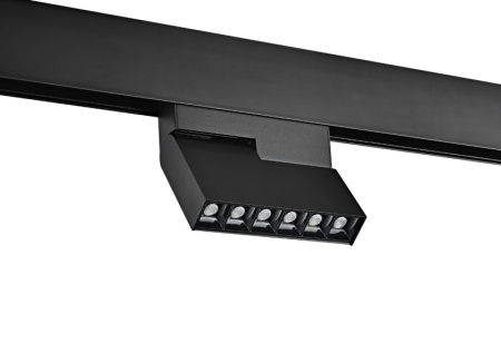 Трековые светильники — Светильник на шине Donolux DL18786/06M Black купить в 