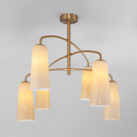 Люстры на штанге — Люстра на штанге Eurosvet 70137/6 латунь купить в 