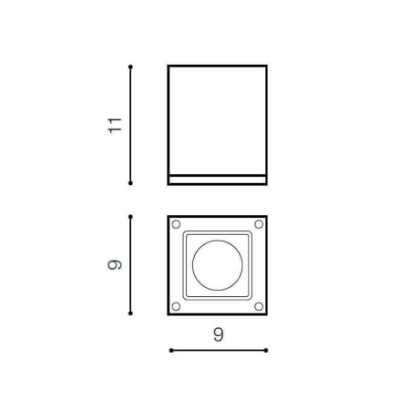 Накладные светильники — Накладной светильник Azzardo Tonio AZ0870 купить в 