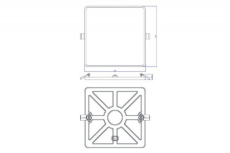 Влагозащищенные точечные светильники — Влагозащищенный светильник Donolux DL20091SQ27W1W IP44 купить в 