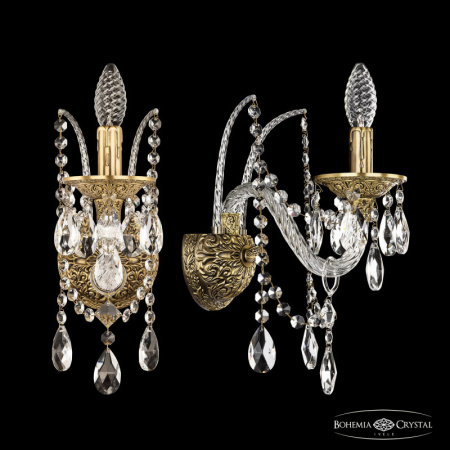 Настенные бра — Бра Bohemia Ivele Crystal 16111B/1/165 FP купить в 