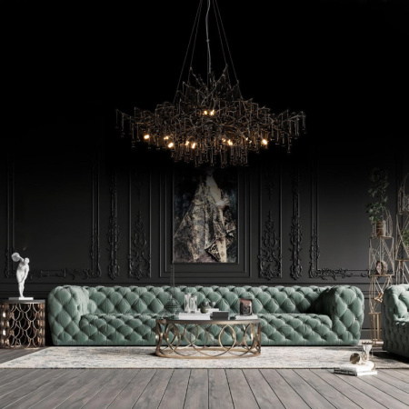 Люстры подвесные — Подвесная люстра LOFT IT 10067/1800 BK купить в 