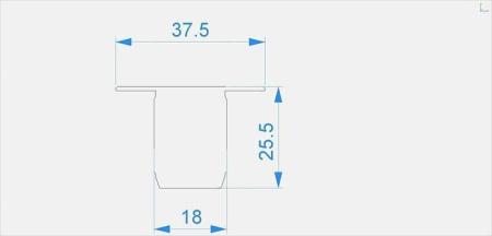 Светодиодные ленты — Заглушка Deko-Light End Cap P-ET-03-10 Set 2 pcs 978261 купить в 