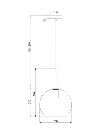 Подвесные светильники — Подвесной светильник Freya FR8003PL-01B купить в 