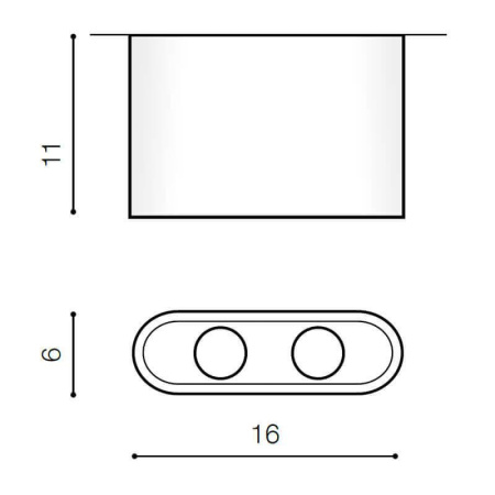 Накладные светильники — Накладной светильник Azzardo Vision AZ1745 купить в 