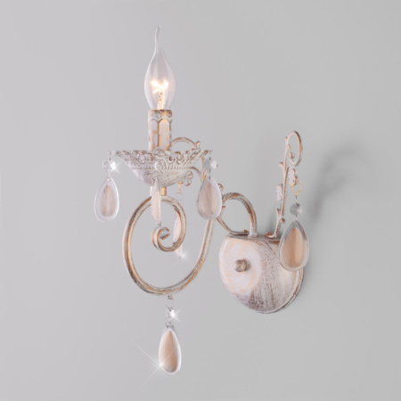 Настенные бра — Бра Eurosvet 10009/1 золото с белым купить в 