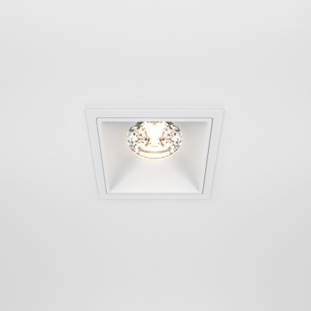 Встраиваемые точечные светильники — Встраиваемый светильник Maytoni Technical DL043-01-15W3K-D-SQ-W купить в 