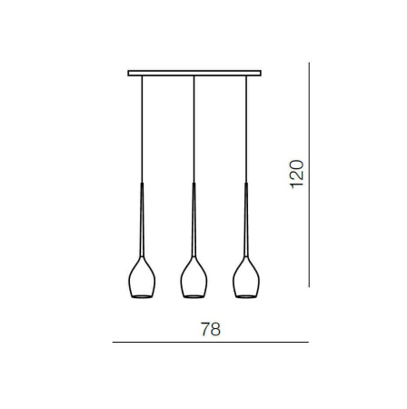 Подвесные светильники — Подвесной светильник Azzardo Izza 3 AZ2937 купить в 