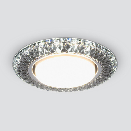 Встраиваемые точечные светильники — Встраиваемый светильник Elektrostandard 3020 GX53 SB дымчатый купить в 