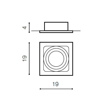 Cветильники потолочные встраиваемые — Встраиваемый светильник Azzardo Sisto 1 AZ2810 купить в  Cветильники потолочные встраиваемые — Встраиваемый светильник Azzardo Sisto 1 AZ2810 купить в