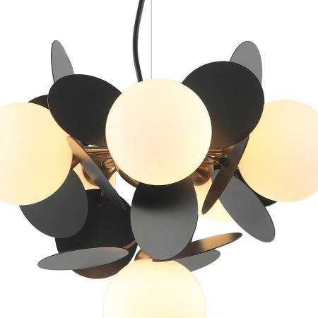 Люстры подвесные — Подвесная люстра Lumien Hall Ilmari LH4136/6P-BR-BK купить в 