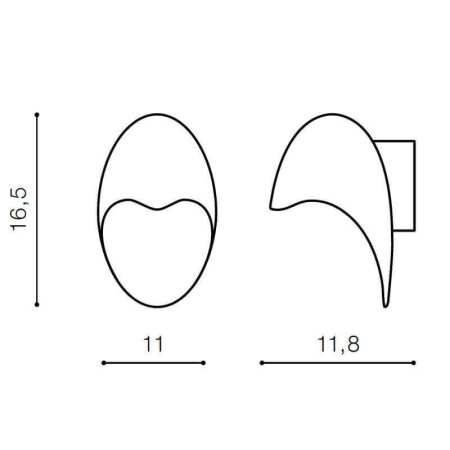 Потолочные светильники — Бра Azzardo Matera wall AZ2184 купить в 