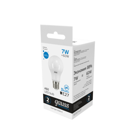 Светодиодные лампы — Светодиодная лампа Gauss 23237A купить в 